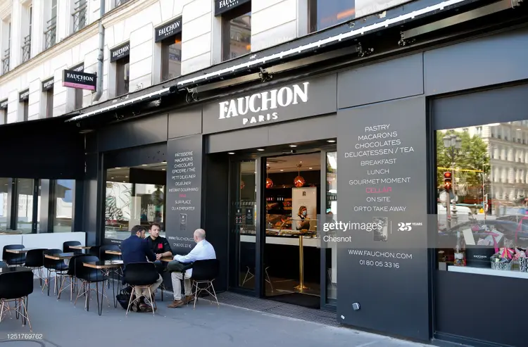 Loja da Fauchon, em Paris: símbolo da cidade como a Torre Eiffel (Chesnot/Getty Images)