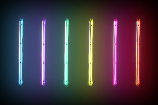 Neon colorido (Artur Debat/Getty Images)