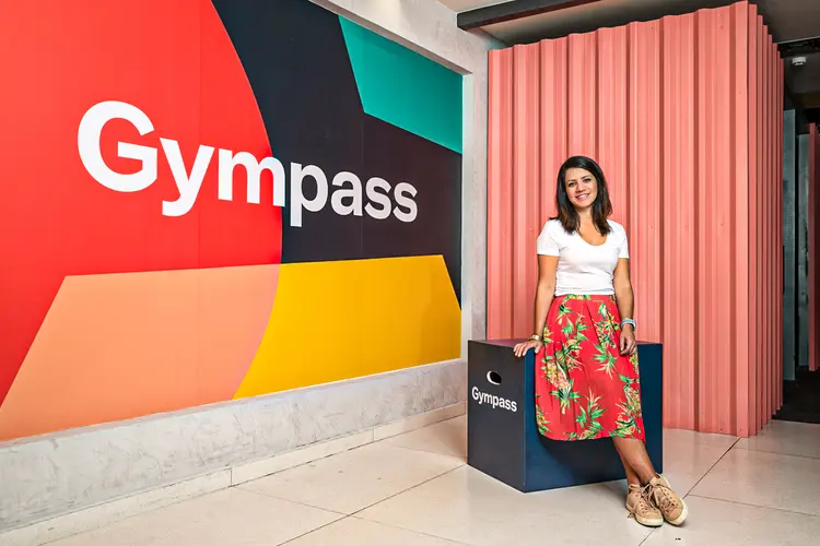 Priscila Siqueira, presidente do Gympass no Brasil: a partir de dezembro as academias e estúdios parceiros podem adquirir a maquininha do Gympass (Paulo Vitale/Gympass/Divulgação)