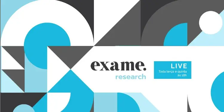 Exame Research: confira tudo o que rolou entre textos, lives, podcasts e conteúdos da casa de análises da Exame (Arte/Exame)