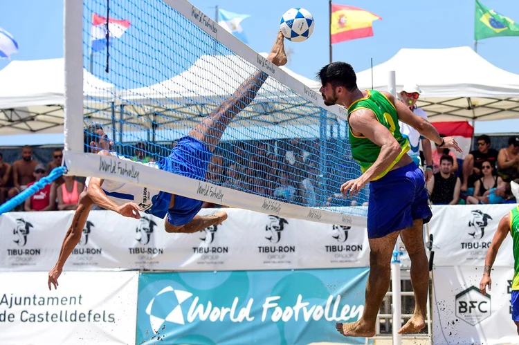  (Crédito World Footvolley_Barcelona Futevolei Cup - Semi Final - Brasil x Israel/Divulgação)