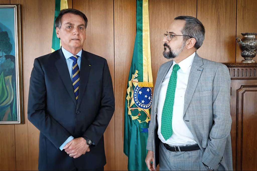 Weintraub: ex-ministro da Educação vai assumir uma representação brasileira no Banco Mundial (YouTube/Reprodução)