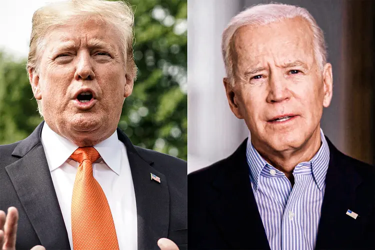 Trump e Biden: hackers teriam interferido nas campanhas dos candidatos (Kevin Lamarque//BIDEN CAMPAIGN/Reuters)