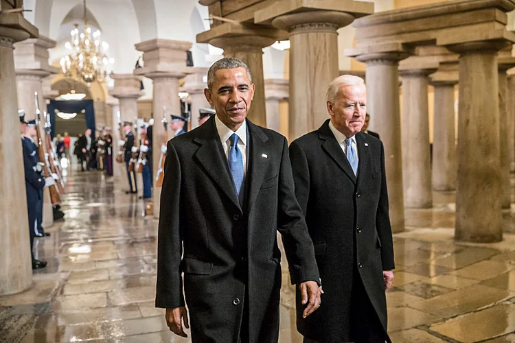 Eleições americanas: montante arrecadado foi o maior de qualquer evento de campanha de Biden (Scott Applewhite/Getty Images)