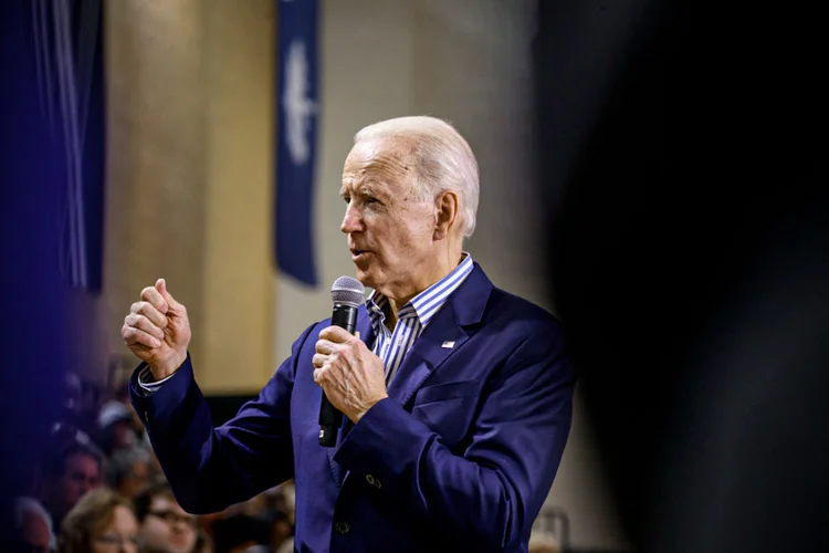 Joe Biden: candidato democrata enfrenta Donald Trump nas eleições americanas (Jeremy Hogan / Echoes Wire/Barcroft Medi/Getty Images)