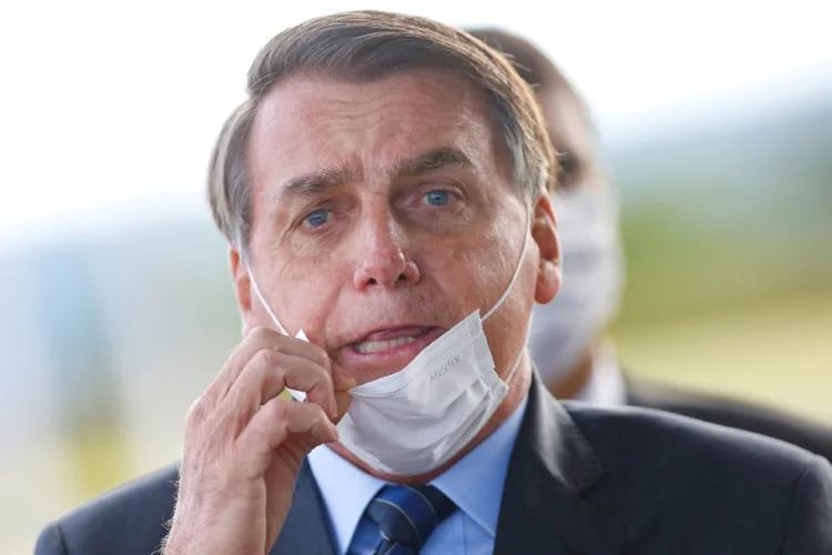 Bolsonaro: na semana passada, o presidente vetou o uso obrigatório de máscaras em locais fechados (Adriano Machado/Reuters)