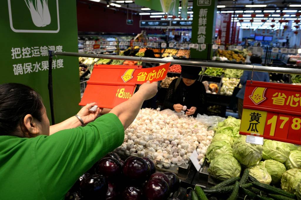 Deflação dos preços ao produtor na China se intensifica em maio