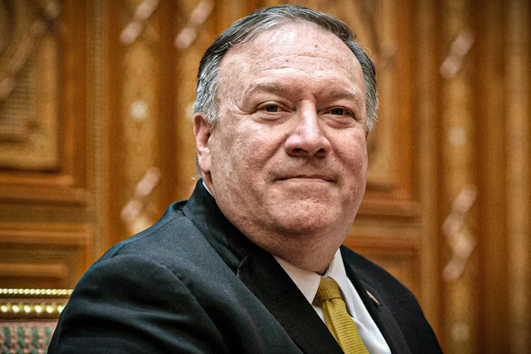 Mike Pompeo: "Não são os EUA que confrontam a China, isso é o mundo confrontando a China" (Andrew Caballero-Reynolds/Reuters)