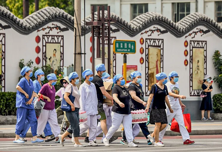 China: Pequim registrou 31 novos casos do novo coronavírus nas últimas 24 horas (Noel Celis/AFP)