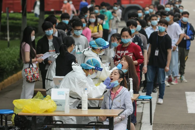 China realiza quase 10 milhões de testes em Wuhan (AFP/AFP)
