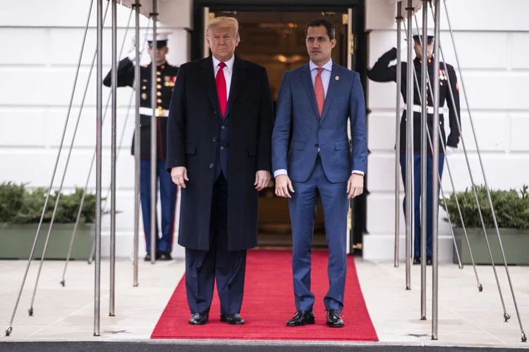 Trump: "Maduro gostaria de se reunir. E eu nunca me oponho às reuniões", disse o presidente americano (Zach Gibson/Getty Images)