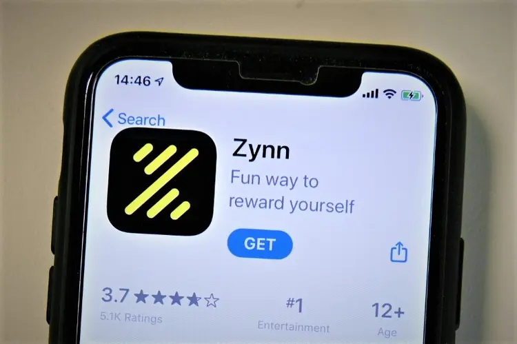 Zynn: assistir a vídeos no app também permite ganhar pontos, que podem ser convertidos em dinheiro (AFP/AFP)