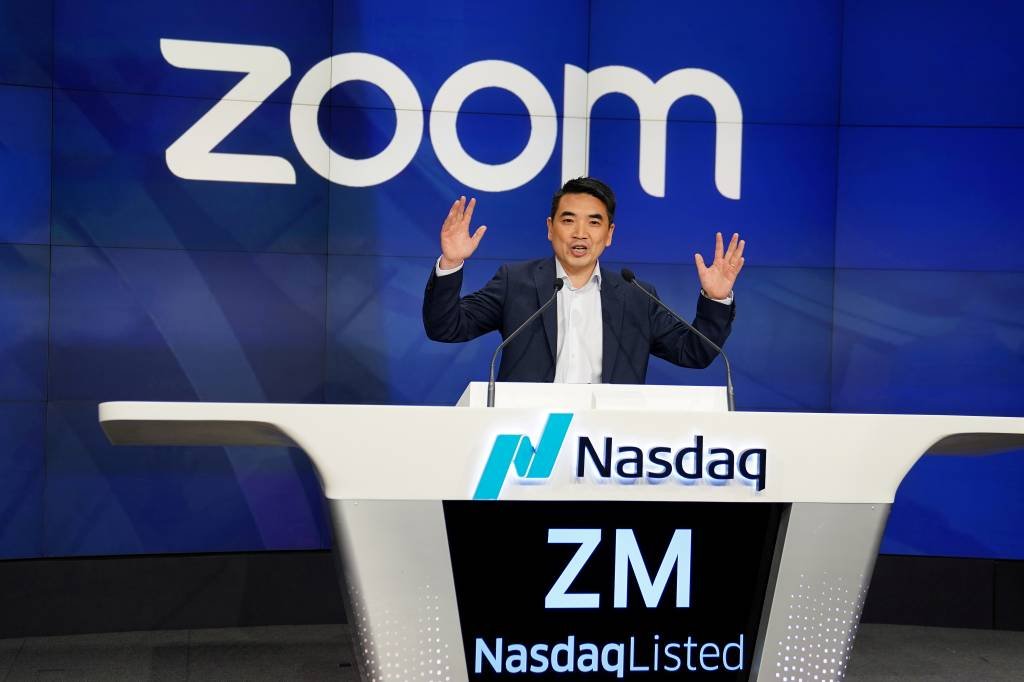 Zoom: empresa obteve bons resultados no segundo trimestre e ações dispararam (Carlo Allegri/File Photo/Reuters)