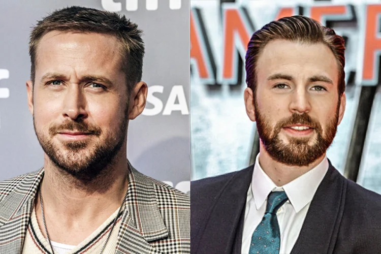 Ryan Gosling e Chris Evans (Toronto Star/David M. Benett/Getty Images)