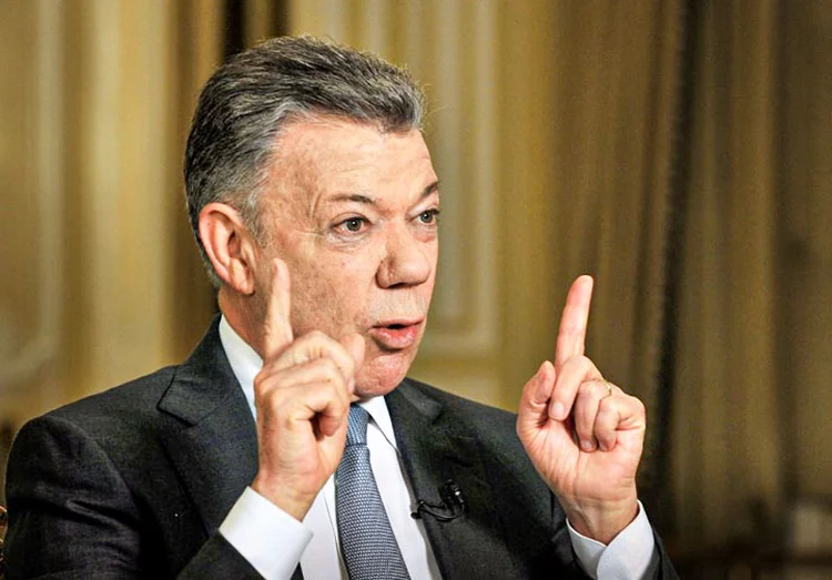 Presidente colombiano Juan Manuel Santos concede entrevista à Reuters
 30/7/2018    REUTERS/Carlos Julio Martinez (Carlos Julio Martinez/Reuters)