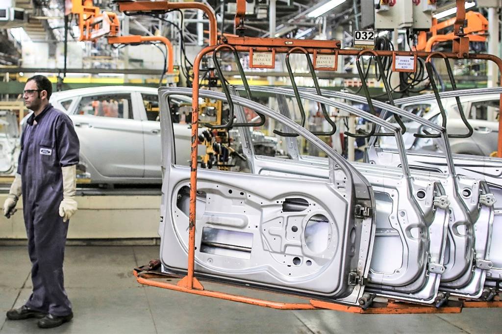 Indústria automotiva: A capacidade da indústria ficou sob pressão no mês, como mostrando pelo primeiro aumento dos pedidos pendentes em quatro meses, (Nacho Doce/Reuters)