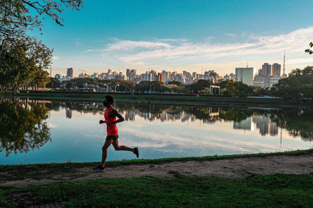 Corrida no Ibirapuera: estilo de vida saudável é foco da Track&Field (Amanda Perobelli/Reuters)