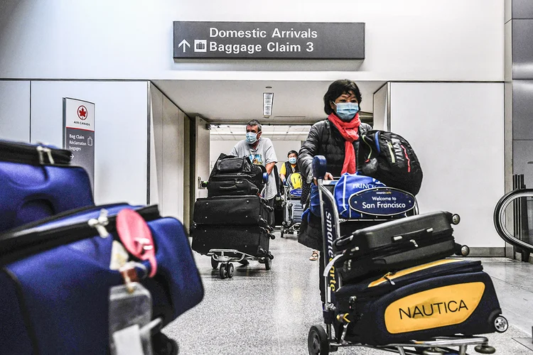 Aeroporto: há mais de 1 milhão de estudantes estrangeiros em universidades e faculdades dos EUA (Kate Munsch/Reuters)