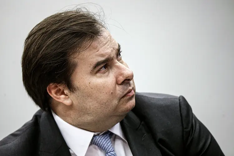 Rodrigo Maia: após ataques de Bolsonaro a repórter, presidente da Câmara pediu que ele volte a ter um tom moderado (Adriano Machado/Reuters)