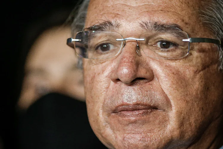 PAULO GUEDES: "microimposto" sobre transações digitais é importante para desonerar a folha, segundo o ministro da Economia (Adriano Machado/Reuters)