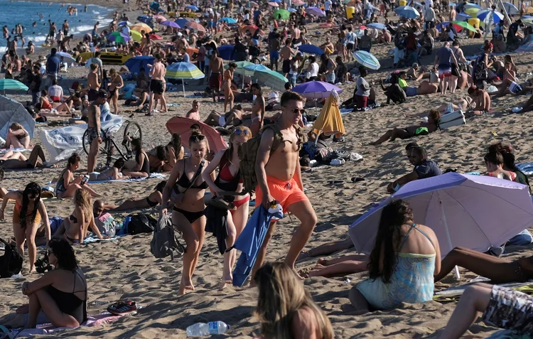 Barcelona: Espanha anunciou um novo pico do coronavírus na região, com mais de 90.000 infectados (Nacho Doce/Reuters)