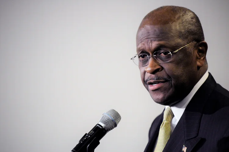 Herman Cain: republicano passou a maior parte do mês de julho em um hospital da região de Atlanta. (Jonathan Ernst/Reuters)