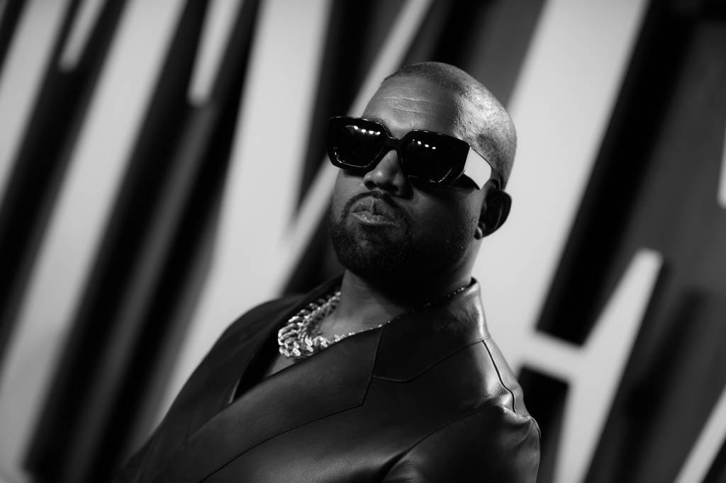 Kanye West: rapper é um dos beneficiários dos empréstimos do governo americano para ajudar pequenas e médias empresas durante a pandemia (Rich Fury/Getty Images)
