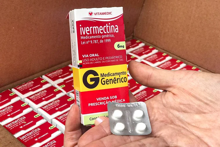 Ivermectina: remédio está sendo distribuído para população em postos de saúde, com prescrição médica (SECOM Itajaí/Divulgação)
