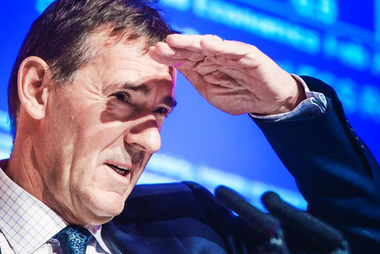 Jim O'Neill, criador do termo "BRIC", em 16 de março de 2011, no Reino Unido.  (Simon Dawson/Bloomberg)