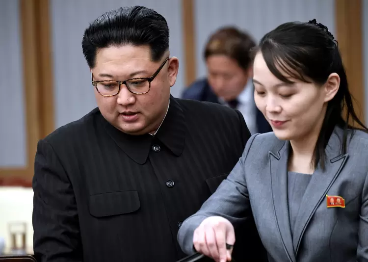 No mês passado, Kim Yo Jong, a poderosa irmã do líder norte-coreano Kim Jong Un, alertou que seu país estava pronto para tomar "ações rápidas e esmagadoras" contra os Estados Unidos e a Coreia do Sul. (Imprensa da Cúpula Coreana//Reuters)