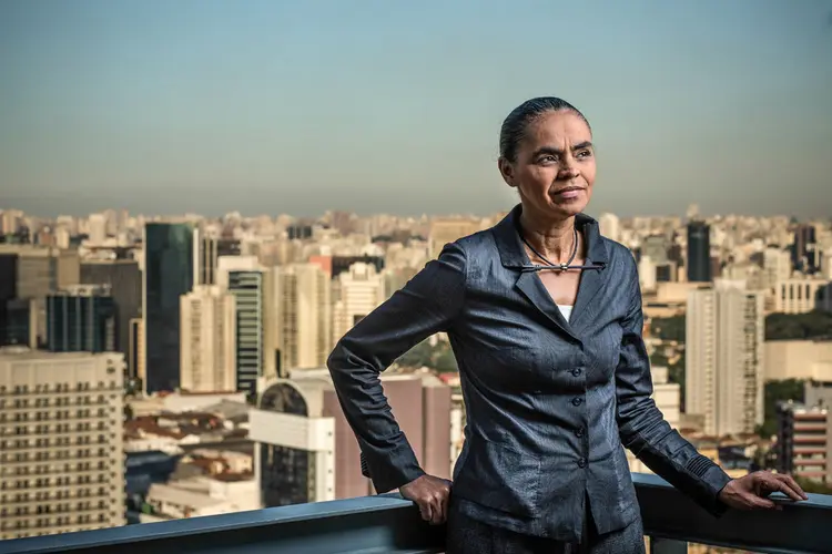 Marina Silva: "Tenho divergências com o PT. Mas trato as divergências políticas com diálogo. É isso o que posso dizer", afirmou a ex-ministra (Alexandre Severo/Exame)