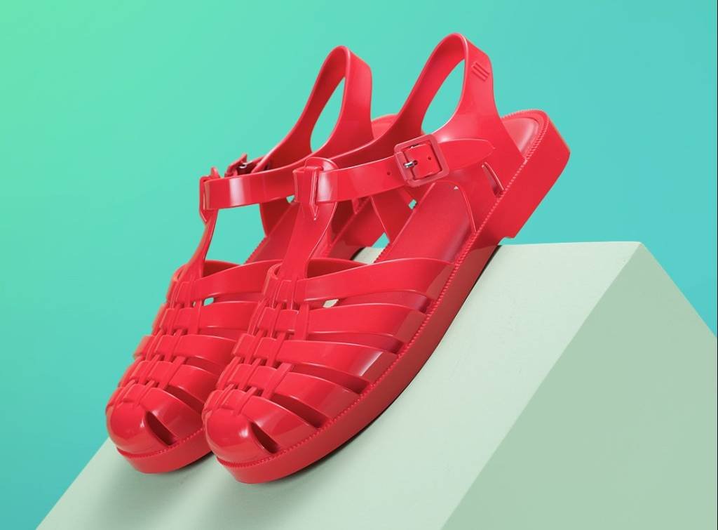 A sandália Melissa, uma das marcas mais conhecidas da Grendene, que busca o mercado externo (Melissa/Divulgação)