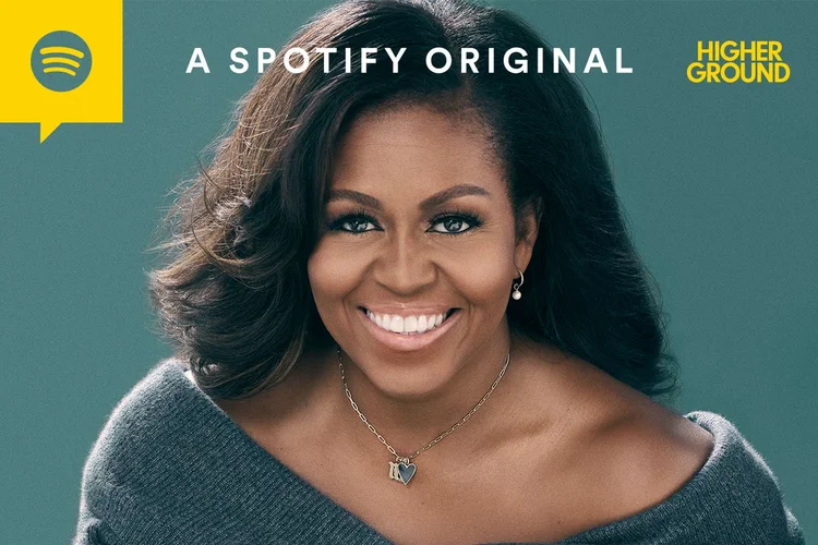 MIchelle Obama: ex-primeira-dama dos EUA, advogada e ativista vai estrear novo podcast no Spotify (Spotify/Divulgação)