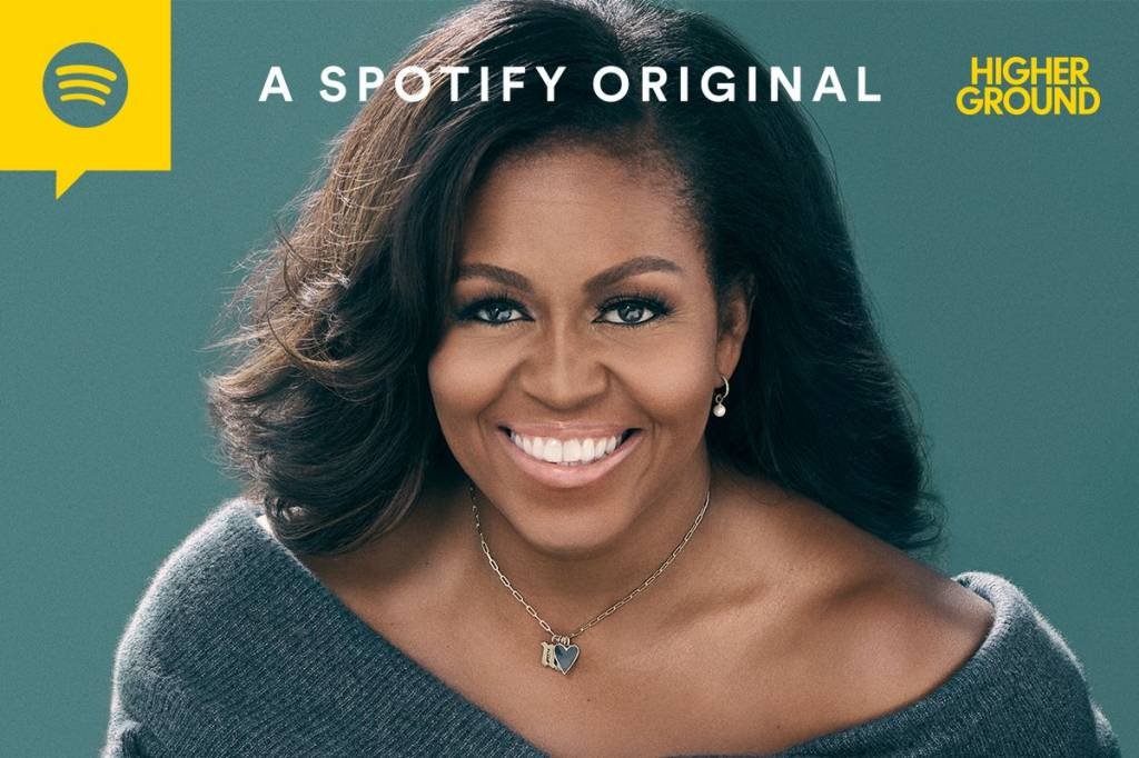 Michelle Obama anuncia data do seu novo podcast no Spotify