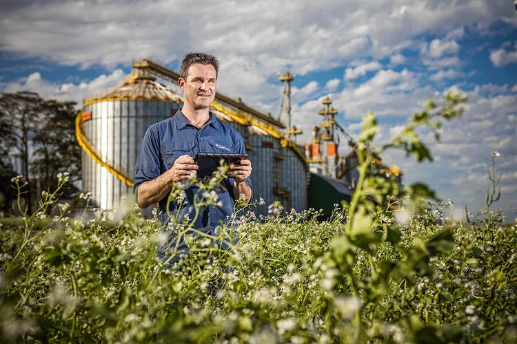 O produtor rural gaúcho Maurício De Bortoli, campeão de produtividade da soja no Brasil (Ricardo Jaeger/Exame)