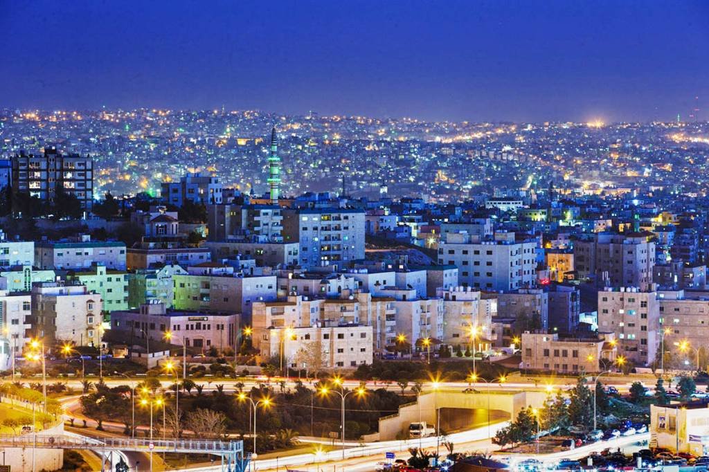 Amâ, capital da Jordânia: país conseguiu manter o coronavírus sob controle, com apenas 11 mortos e menos de 1.200 casos da doença (Adam Pretty/Getty Images)