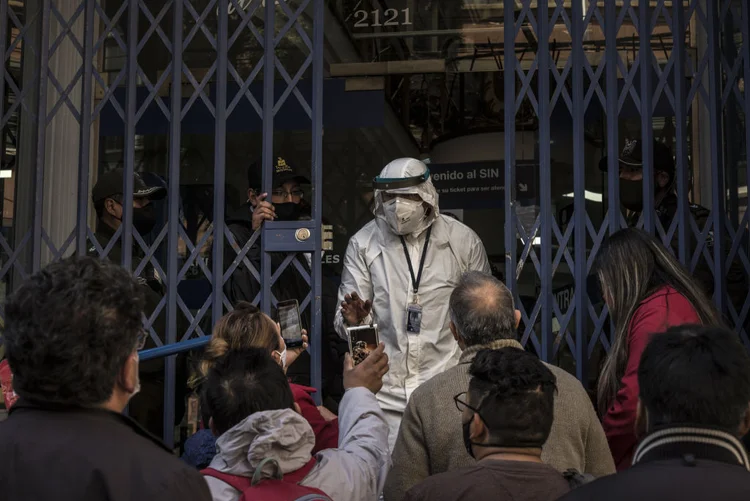 Bolívia: estado de calamidade pública permite alocar mais recursos para enfrentar a pandemia (Marcelo Perez del Carpio/Getty Images)