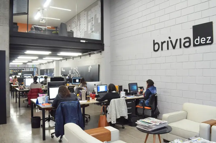 Escritório do BriviaDez: a empresa está expandindo as operações e as equipes (BriviaD/Divulgação)