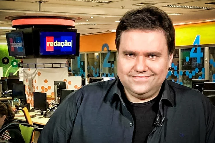 Rodrigo Rodrigues: apresentador foi internado no sábado com complicações da covid-19 (Globo/Divulgação)