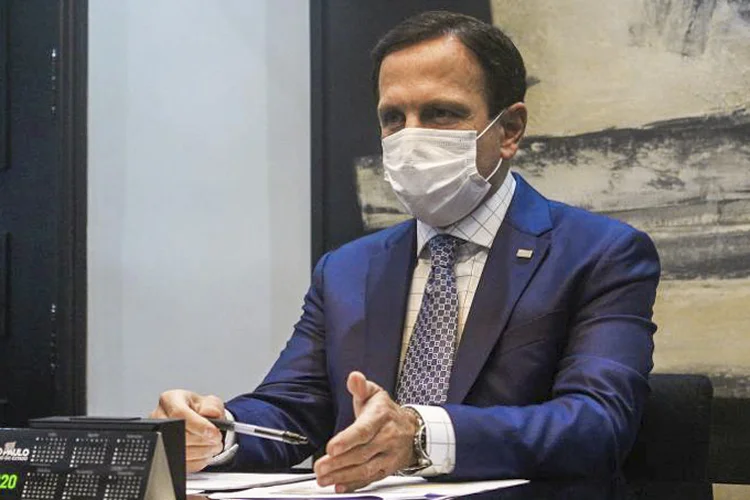 João Doria: "Eu não me lembro de um presidente que tenha dito isso frontalmente a um jornalista que gostaria de agredi-lo e esmurrá-lo fisicamente" (Governo de São Paulo/Divulgação)