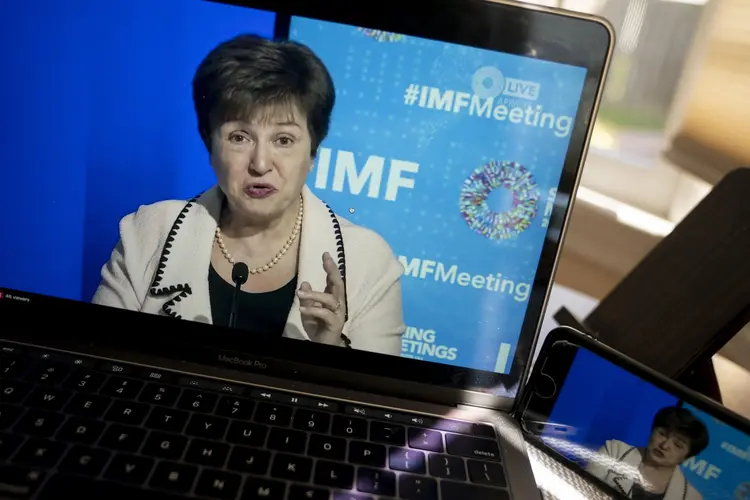 Kristalina Georgieva, diretora-executiva do FMI (Andrew Harrer/Bloomberg)