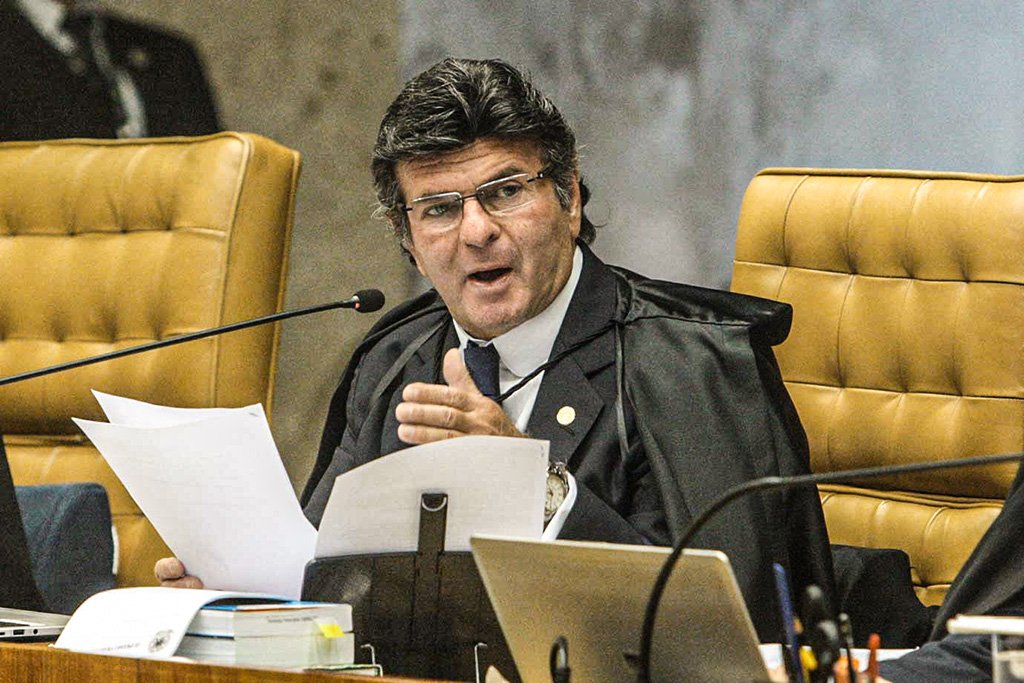 Fux: o presidente do Supremo Tribunal Federal pediu respeito ao STF e às decisões judiciais (Carlos Moura/SCO/STF/Divulgação)