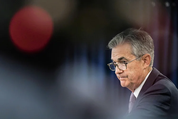 Jerome Powell | O mercado de swaps mostra aproximadamente 70% de probabilidade de um aumento dos juros pelo Fed até dezembro de 2022 (Sarah Silbiger/Reuters)