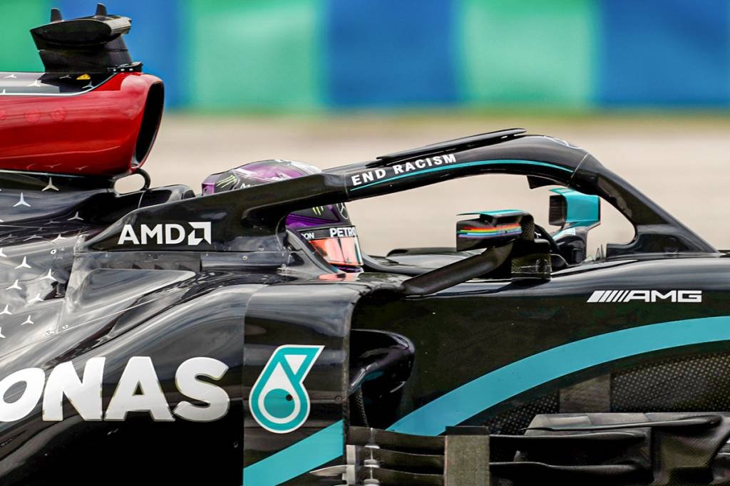 Lewis Hamilton: britânico chegou à segunda vitória na temporada (Darko Bandic/Pool/Reuters)