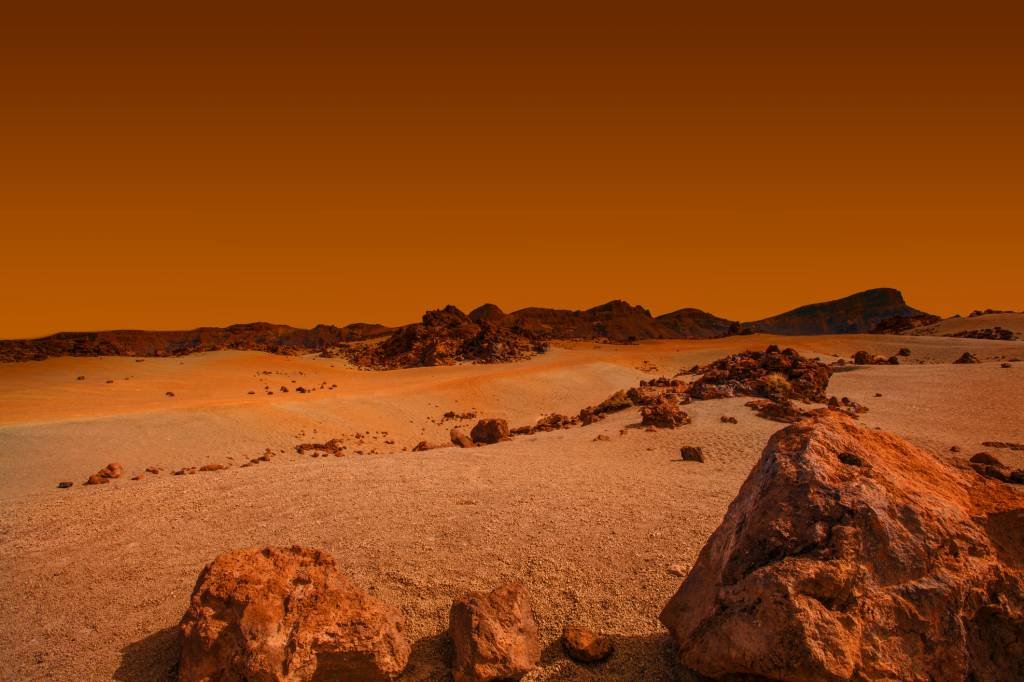 Marte: o planeta vermelho é foco das missões da Nasa em 2021 (nemchinowa/Getty Images)