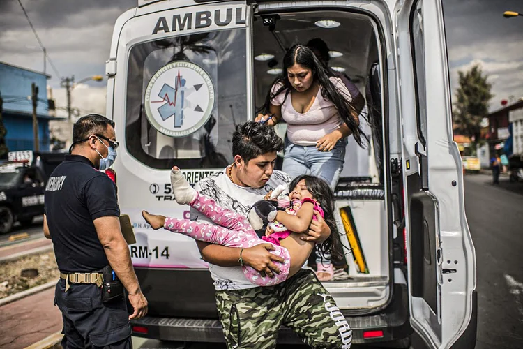 México: A covid-19 deixou 238.511 infectados no México, com 127 milhões de habitantes. (Pedro PARDO/AFP Photo)