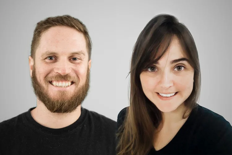 Exame Academy: Marco Fisbhen, CEO e Fundador do Descomplica, e da Marina Cruz, Head da Pós-Graduação do Descomplica (Descomplica/Divulgação)