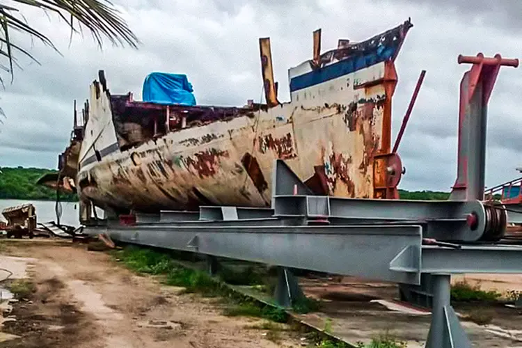 O iate de Piquet: em petição de miséria no Ceará (Adauto Correa Motta Júnior/Divulgação)