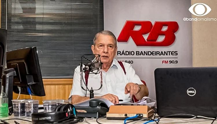 José Paulo de Andrade trabalhava há 57 anos na Rádio Bandeirantes (Rádio Bandeirantes/Reprodução)