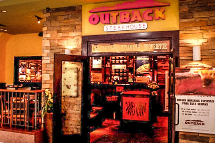 Restaurante da rede Outback   (Outback/Divulgação)